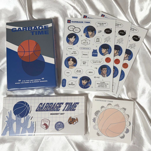 [일괄] 가비지타임 다이어리 문구세트 명대사 스티커 마그넷 엽서북 갑타