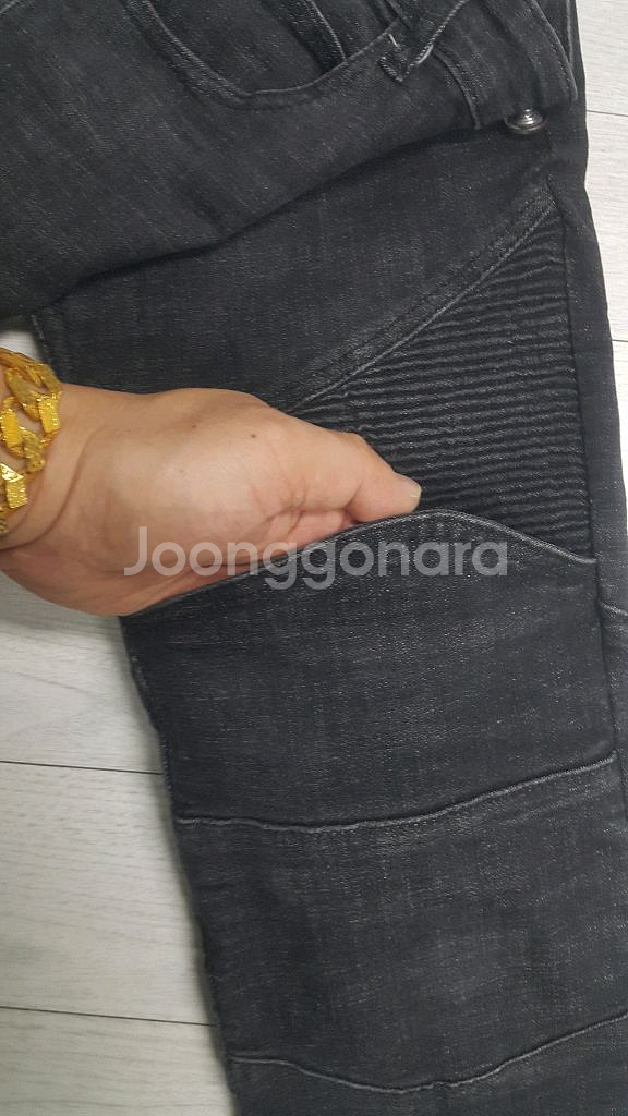 4계절용 오토바이청바지(사방스판) 32인치(No.935)S급! 보호대주머니있음!--4