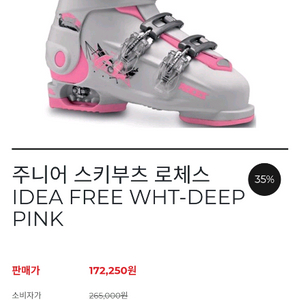 로체스부츠와 노르디카 스키 팔아요 폴대서비스요 이미지