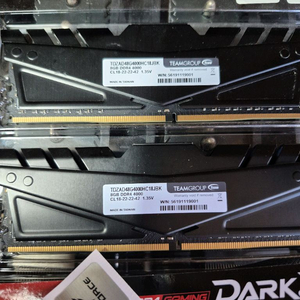 팀그룹 DDR4 게이밍 메모리 16GB PC-4000 8GB 2개 세트