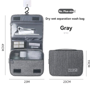 휴대용 세면도구 걸이식 가방 팝니다 회색.핑크 이미지