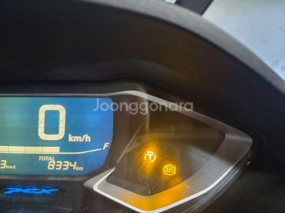 혼다 2021년식 pcx125 ABS 멧블랙 오토바이 8.334km 판매해요--7