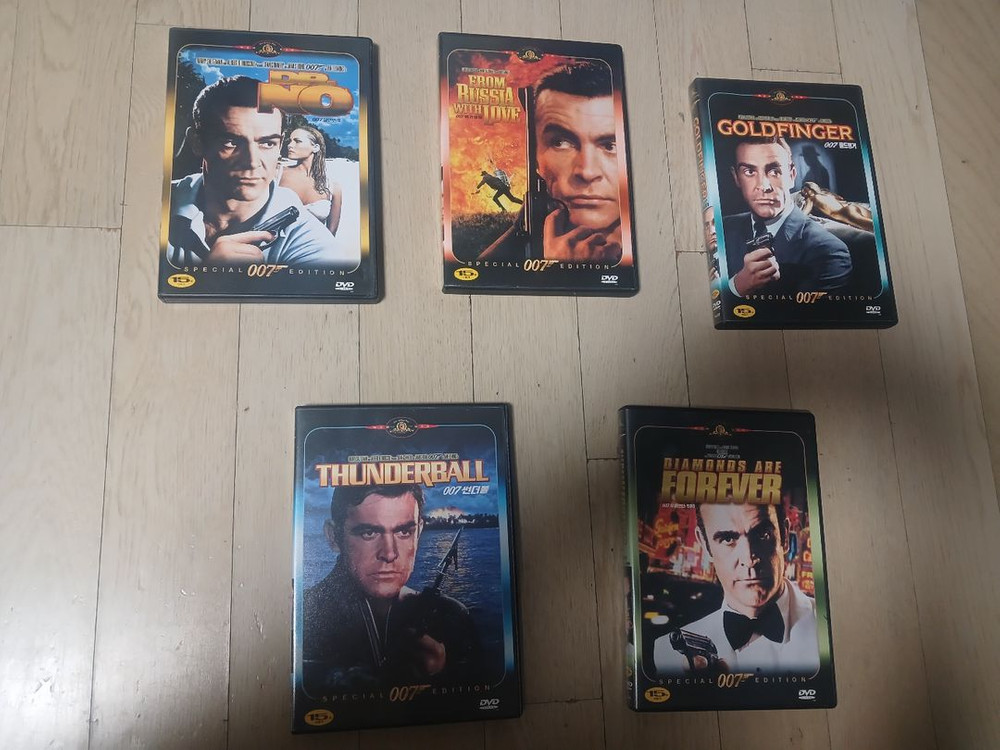 고전 007 DVD *숀코넬리 주연 *각각 6000원--0