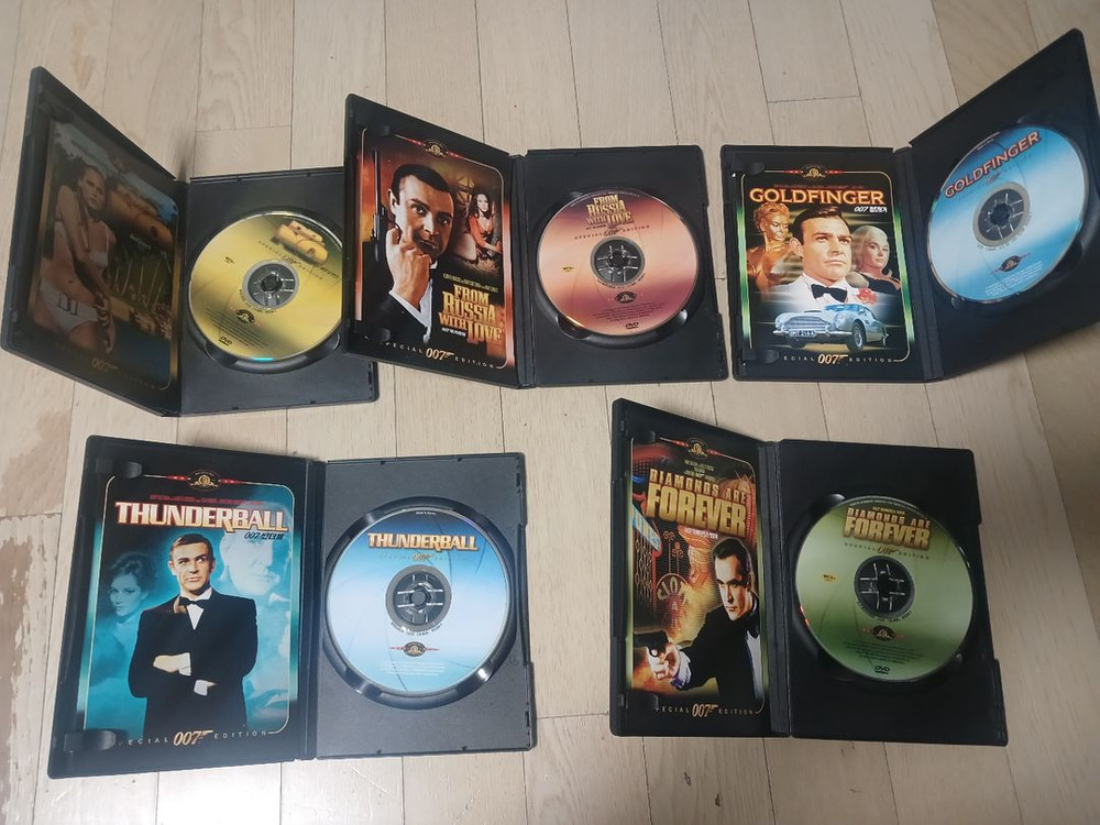 고전 007 DVD *숀코넬리 주연 *각각 6000원--1