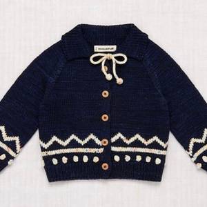 미샤앤퍼프 구상 잉크 지그재그가디건 포인티햇