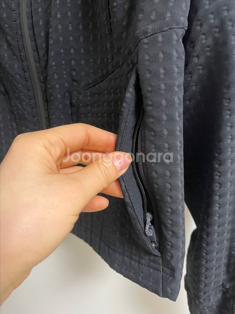 룰루레몬 여성 크롭 집업 자켓 6 블랙--3