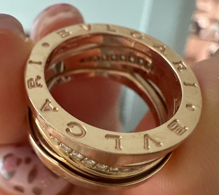 불가리 다이아링 반지 52호--1