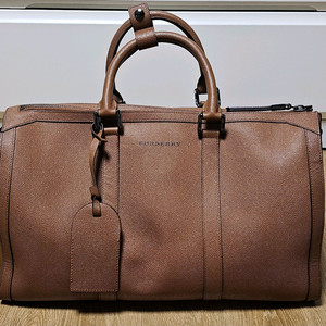 [버버리] 그레이니 레더 여행 보스턴 백