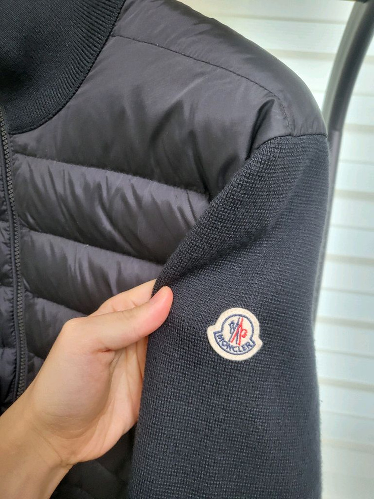 23FW 몽클레어 트리콧 니트패딩 XL--2