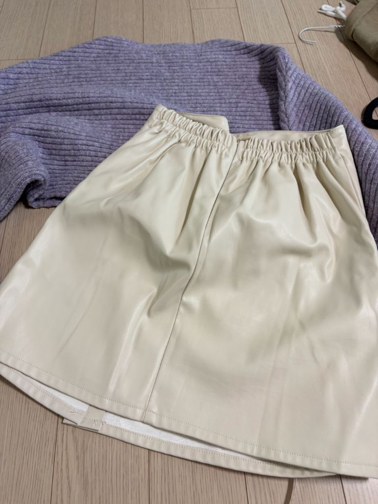 니트 스커트 세트--3