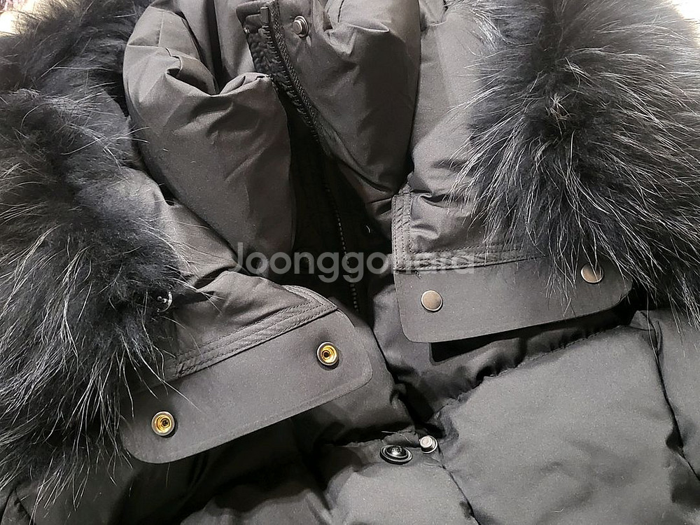 (새제품)몽클 허리벨트 스트랩 구스다운 거위털 패딩 자켓 점퍼--5