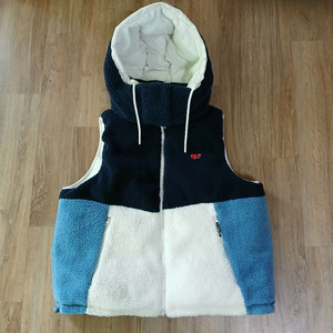 kirsh 키르시 체리 양면 패딩 후리스 조끼 베스트 자켓 이미지