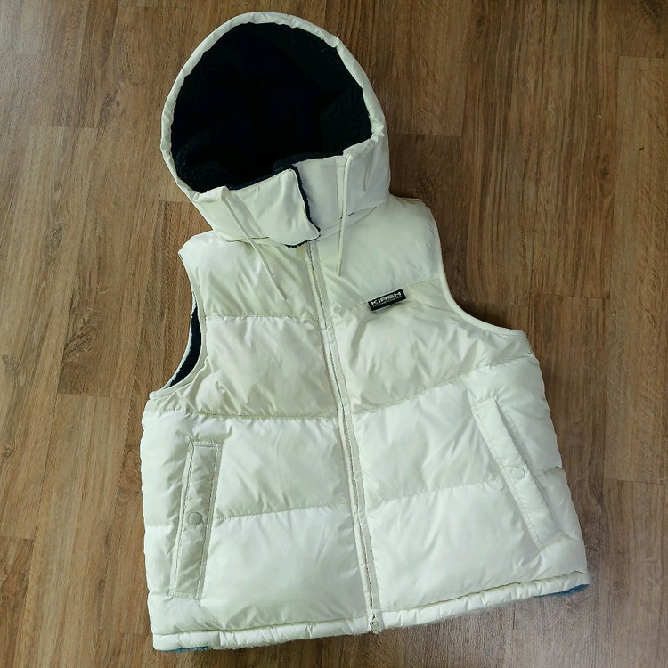 kirsh 키르시 체리 양면 패딩 후리스 조끼 베스트 자켓 이미지