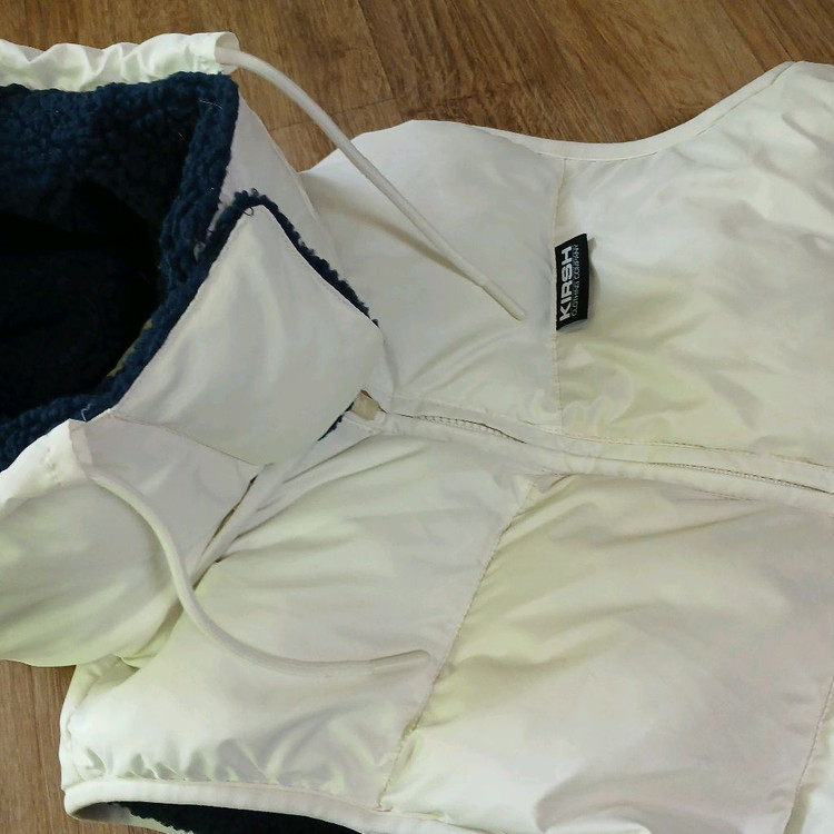 kirsh 키르시 체리 양면 패딩 후리스 조끼 베스트 자켓 이미지