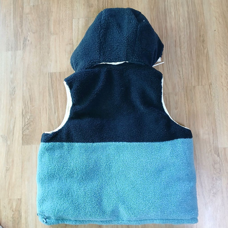 kirsh 키르시 체리 양면 패딩 후리스 조끼 베스트 자켓 이미지