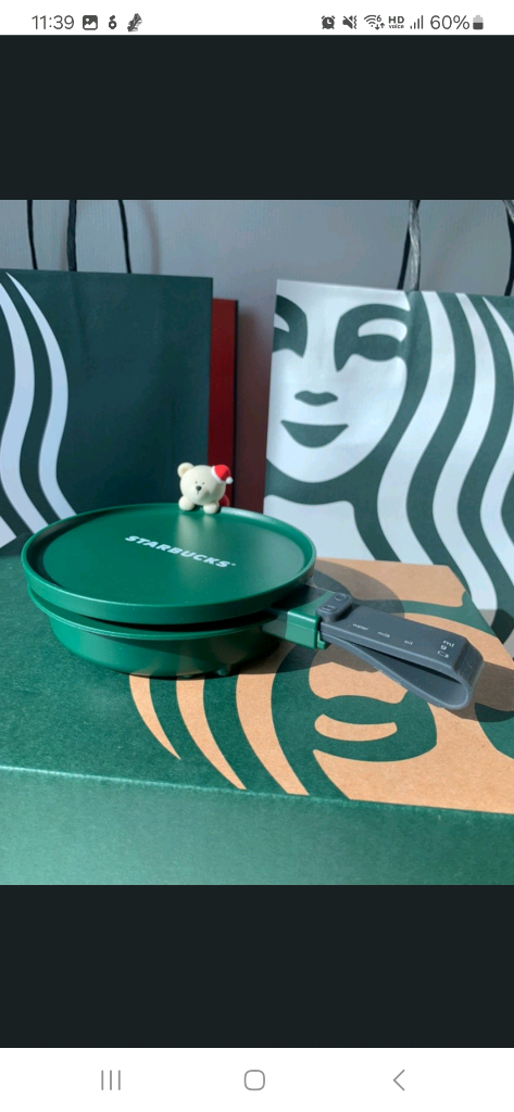 스타벅스 홀리데이 쿠키 피규어 스마트 저울 (주방저울)--1