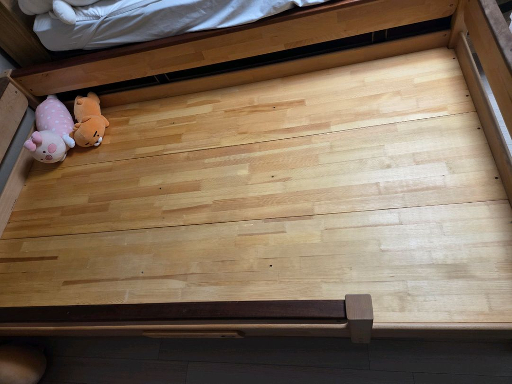 숲소리 우드베어키즈 단층침대--3