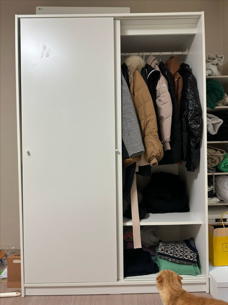 이케아 클레프스타드 슬라이딩 옷장--1