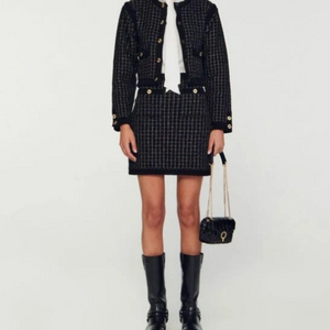 산드로 트위드 스커트 40사이즈(택o)