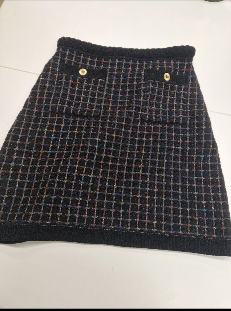 산드로 트위드 스커트 40사이즈(택o)--2