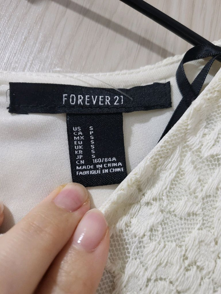 포에버21 레이스 원피스 새상품 이미지