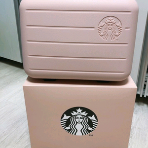스타벅스 레디백 핑크색 (트레블가방, 여행용가방) 새상품