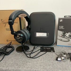 울트라손 시그니처 퓨전 + 젠하이저 IE 200 이어폰 + Audirect Atom3 DAC 이미지