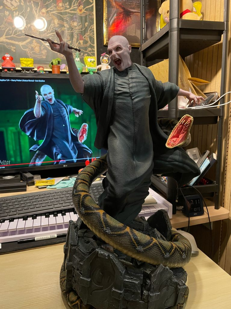 해리포터 볼드모트 스테츄 1/4 아이언스튜디오 팝니다--3