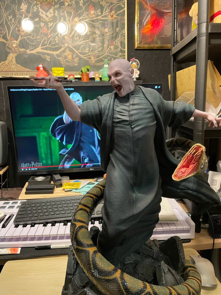 해리포터 볼드모트 스테츄 1/4 아이언스튜디오 팝니다--4