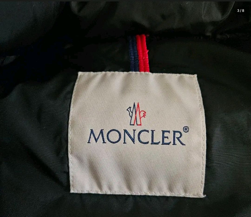 [급매]몽클레어 클루니 2사이즈 블랙 천연라쿤퍼 이미지