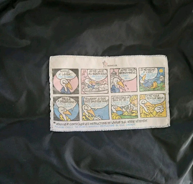 [급매]몽클레어 클루니 2사이즈 블랙 천연라쿤퍼 이미지