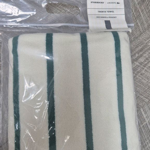 스타벅스 프리퀀시 라코스테수건