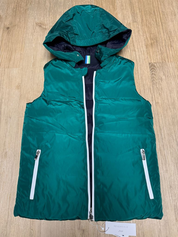 (새상품)자카디 아동 리버서블 패딩 조끼--1