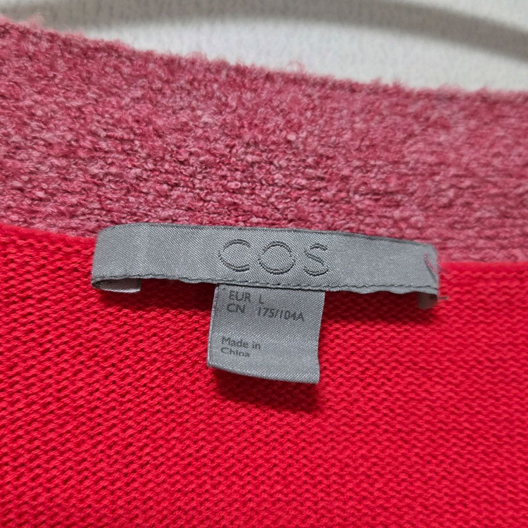 코스 컬러블록 코튼 가디건 /여성 가디건 /여자 가디건--1