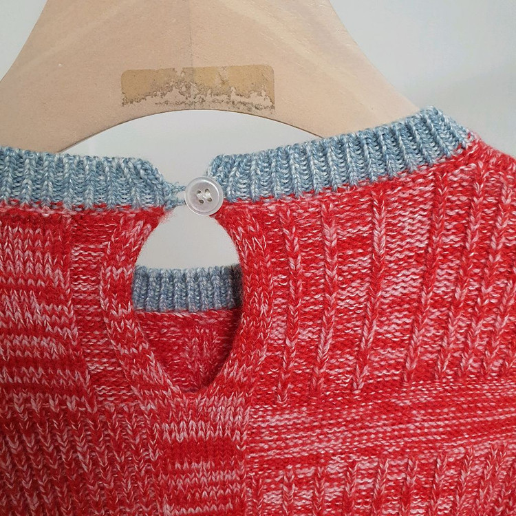 알랙산더맥퀸 울실크 러플 니트--5