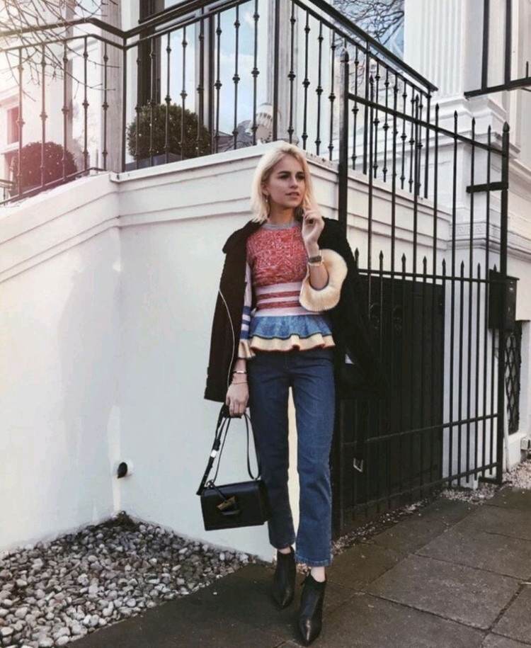 알랙산더맥퀸 울실크 러플 니트--6