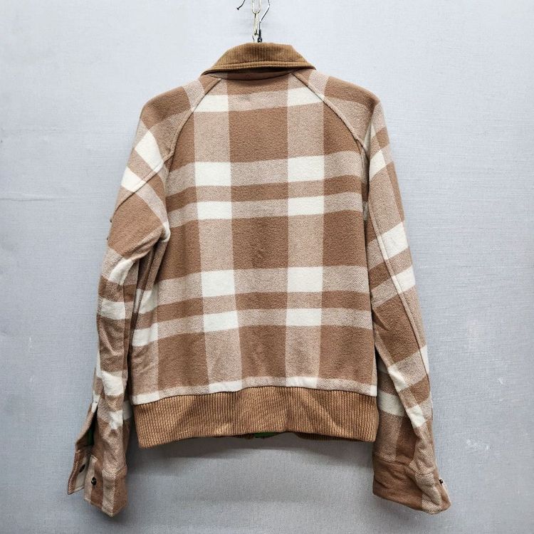 나이키 코듀로이 카라 울혼방 사이드포켓 체크 점퍼 M(M) 이미지