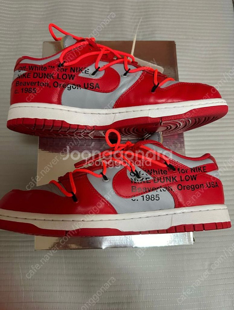 [275] 나이키 x 오프화이트 덩크 로우 유니버시티--4