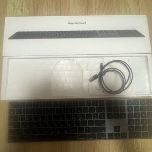 애플 매직 키보드 숫자 키패드 스페이스 그레이