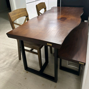 원목 6인용 식탁 테이블, 의자 팝니다.