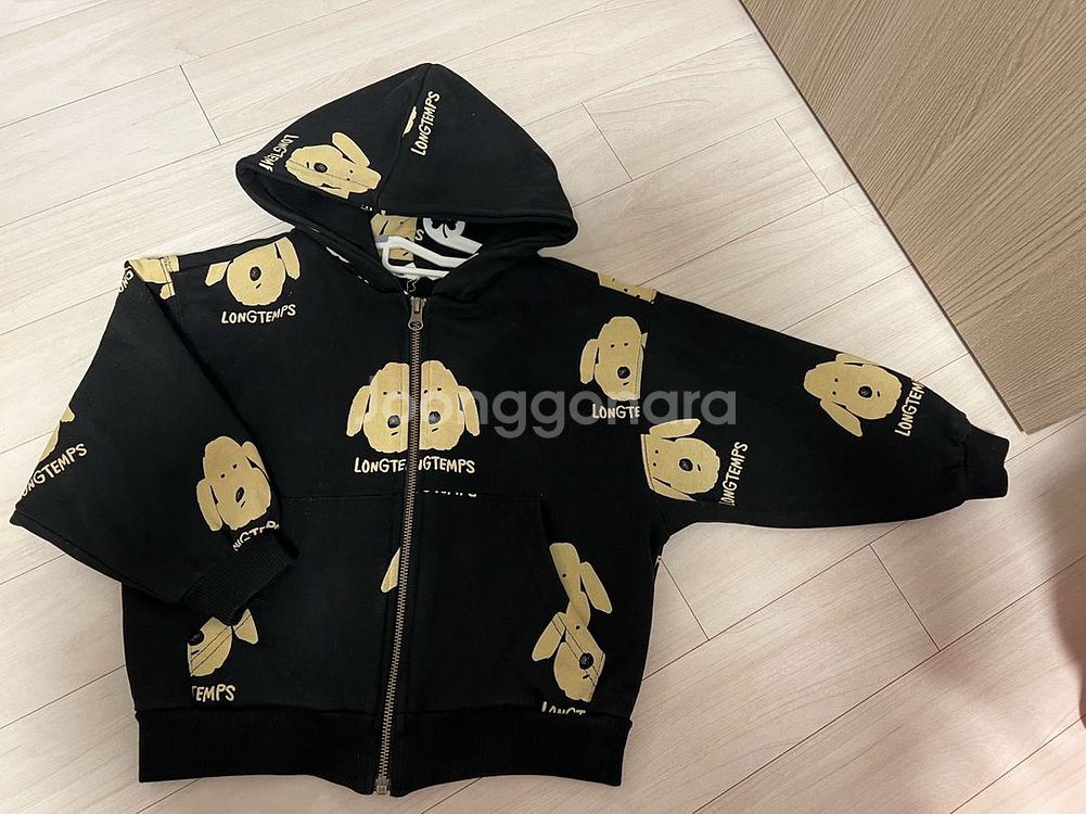 리미떼두두 블랙퍼피 후디집업 + 꽃남방 2개 일괄판매 상태 좋음--3