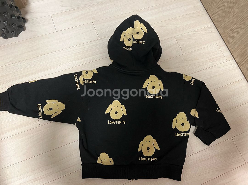 리미떼두두 블랙퍼피 후디집업 + 꽃남방 2개 일괄판매 상태 좋음--4