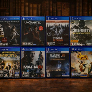 PS4타이틀 라오어,언차티드,마피아 외