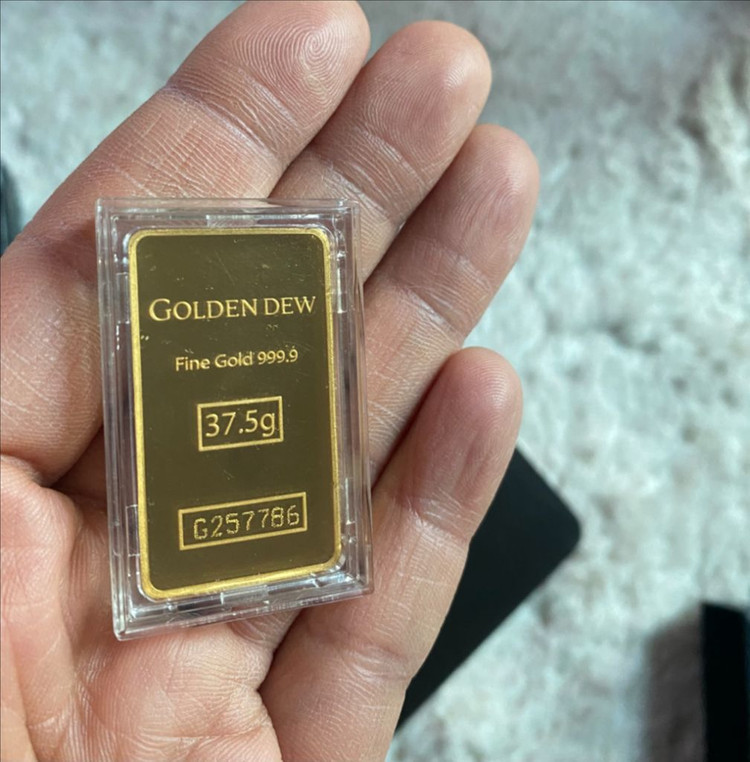 골든듀 순금 골드바 37.5g 이미지