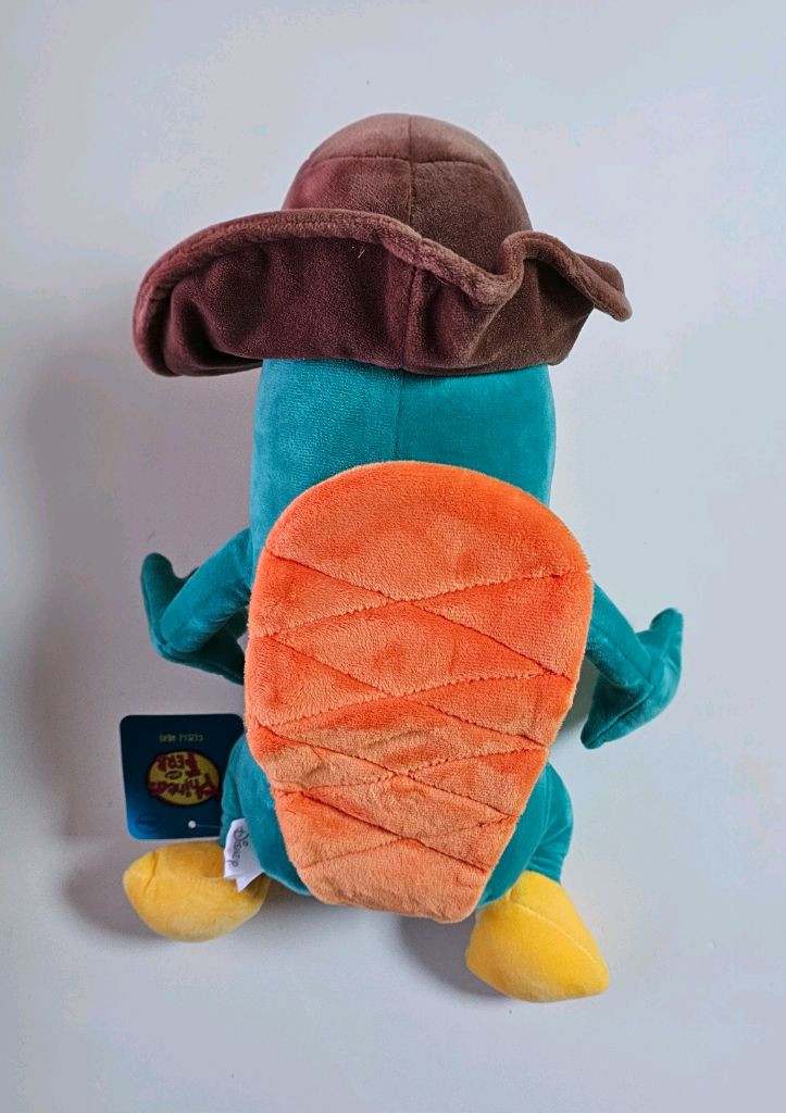 정품 디즈니 스탠딩 오리너구리 페리 인형 중형 (택O)--1