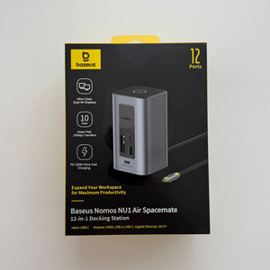 베이스어스 도킹스테이션 USB 허브 12포트 스페이스메이트 노모스