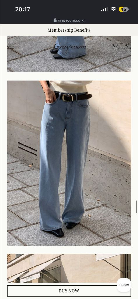 그레이룸 여성 구두 스퀘어 힐 225 새상품급 이미지