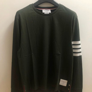 톰브라운 사선 오버핏 긴팔티셔츠