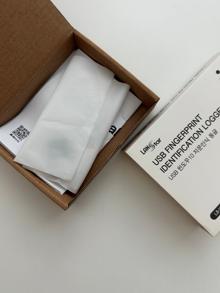 랜스타 LANstar 윈도우 10 11 지문인식 USB 동글 LS-WINFG--1