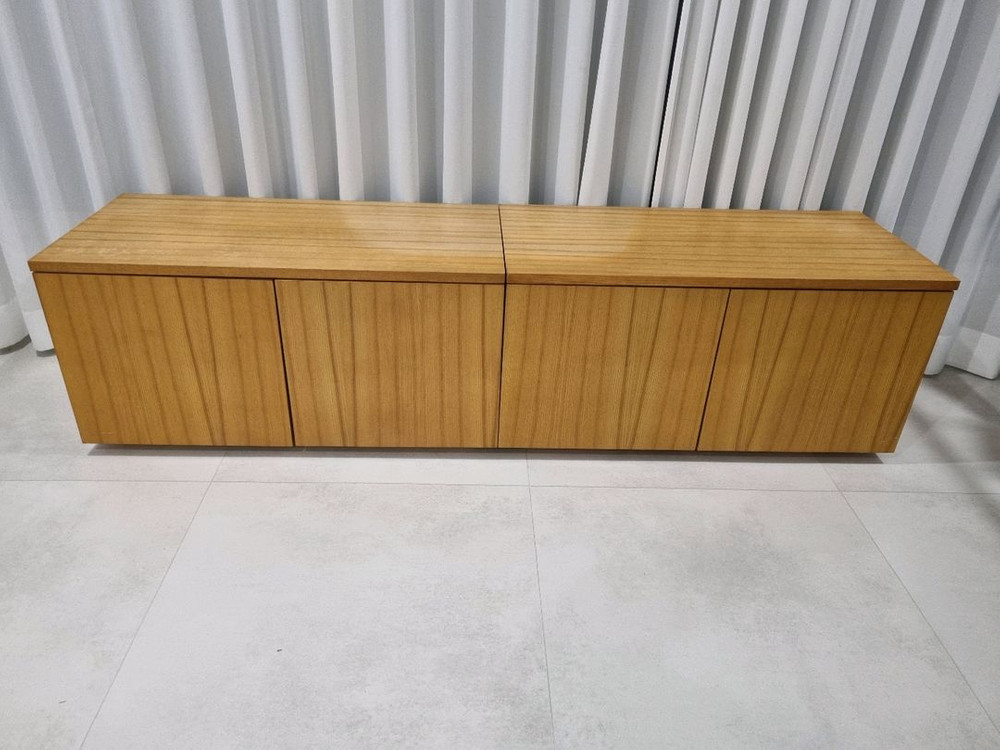 바이헤이데이 물푸레 원목 수납장 TV장 거실장--3